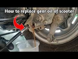 Why Motor Scooter Gear Oil Should Be Changed Every Year