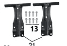 Rock110 Footrest Mounts - TaoTao Parts Direct