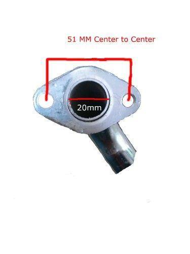 Scooter Performance Exhaust With Black Muffler 50cc - TaoTao Parts Direct