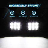 2 Ultra Bright 4" LED Power Sports Fog Lights - TaoTaoPartsDirect.com