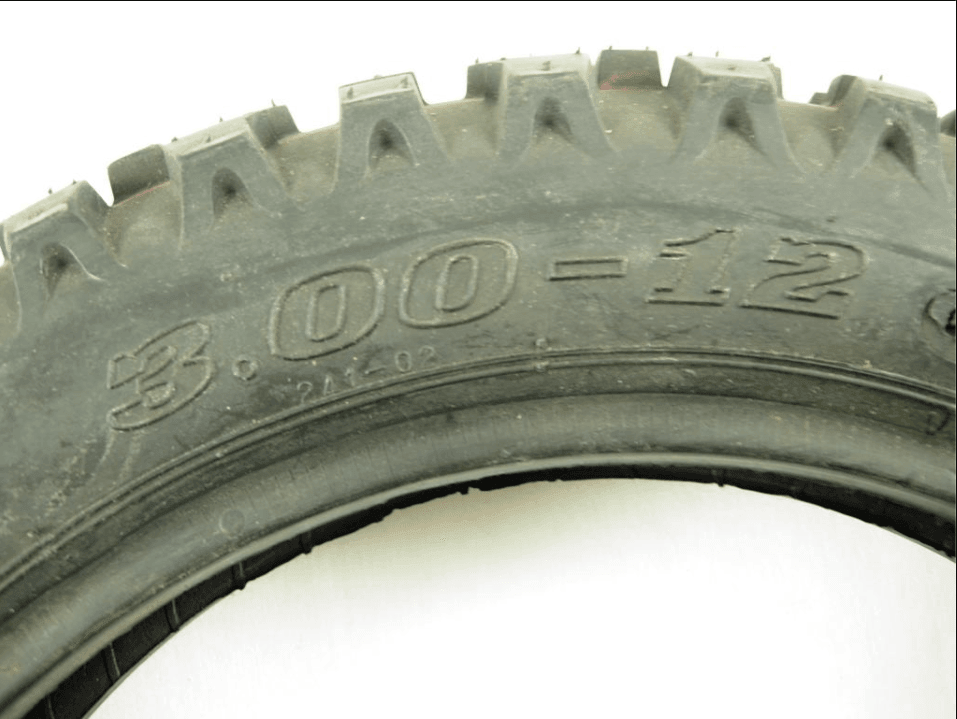 3.00-12 Dirt Bike Rear Tire - TaoTao Parts Direct