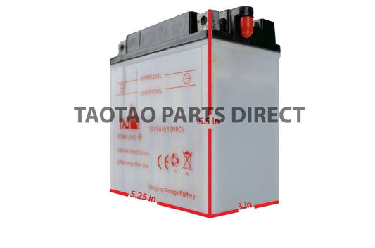 12v 9ah Battery - TaoTao Parts Direct
