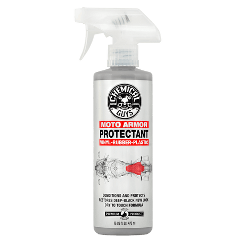 Chemical Guy’s Moto Armor vinyl-rubber-plastic Protectant