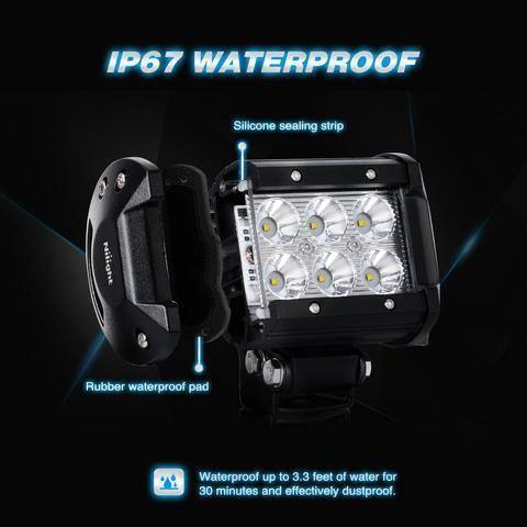New weather Proof 4" Universal LED Spot Light - TaoTao Parts Direct