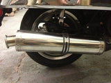 Scooter Performance Exhaust With Black Muffler 50cc - TaoTaoPartsDirect.com