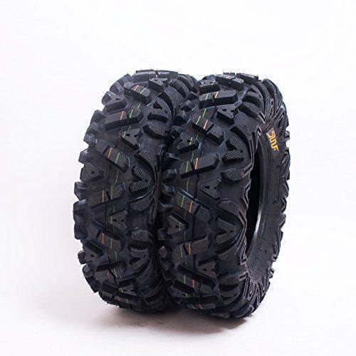 Set of 4 Sun.F A033 ATV Tires 25x8-12 & 25x10-12, 6PLY Front&Rear - TaoTao Parts Direct