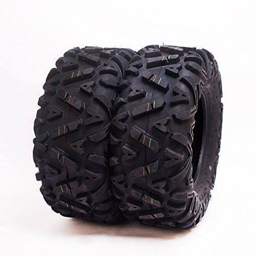 Set of 4 Sun.F A033 ATV Tires 25x8-12 & 25x10-12, 6PLY Front&Rear - TaoTao Parts Direct