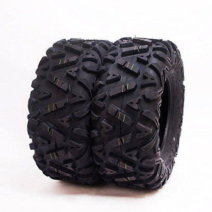 Set of 4 Sun.F A033 ATV Tires 25x8-12 & 25x10-12, 6PLY Front&Rear - TaoTao Parts Direct
