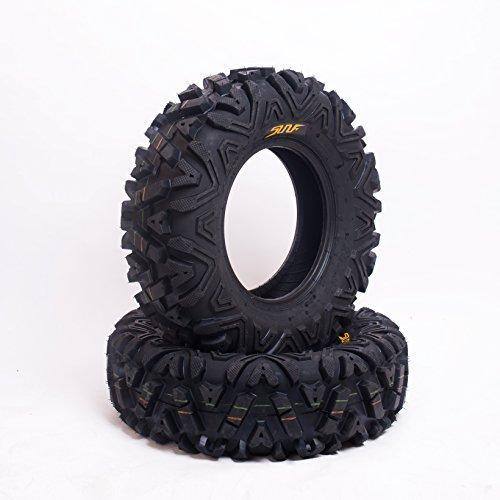 Set of 4 Sun.F A033 ATV Tires 25x8-12 & 25x10-12, 6PLY Front&Rear - TaoTao Parts Direct