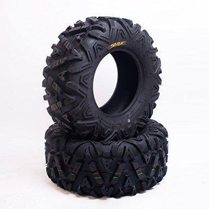 Set of 4 Sun.F A033 ATV Tires 25x8-12 & 25x10-12, 6PLY Front&Rear - TaoTao Parts Direct