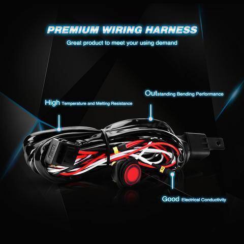 Ultra Bright LED / Wiring harness kit FOG LIGHTS - TaoTao Parts Direct